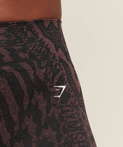 Women's Gymshark Adapt Houndstooth Shorts Black