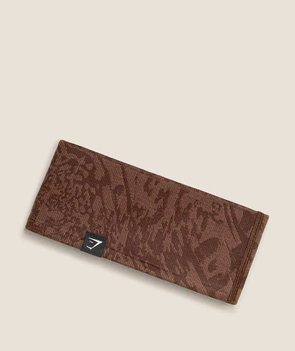 Women's Gymshark Adapt Seamless Headband Gs Archive Brown