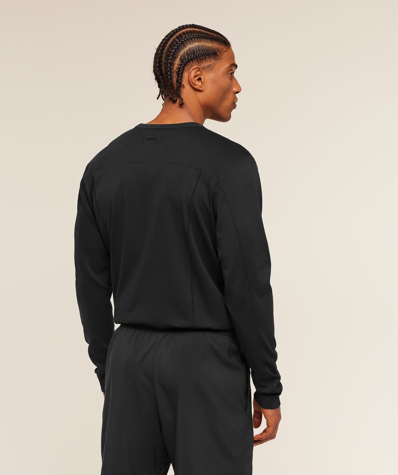 Gymshark Off Duty Long Sleeve T-Shirt Black