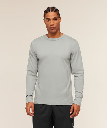 Gymshark Off Duty Long Sleeve T-Shirt Smokey Grey
