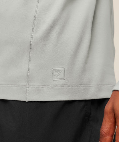 Gymshark Off Duty Long Sleeve T-Shirt Smokey Grey