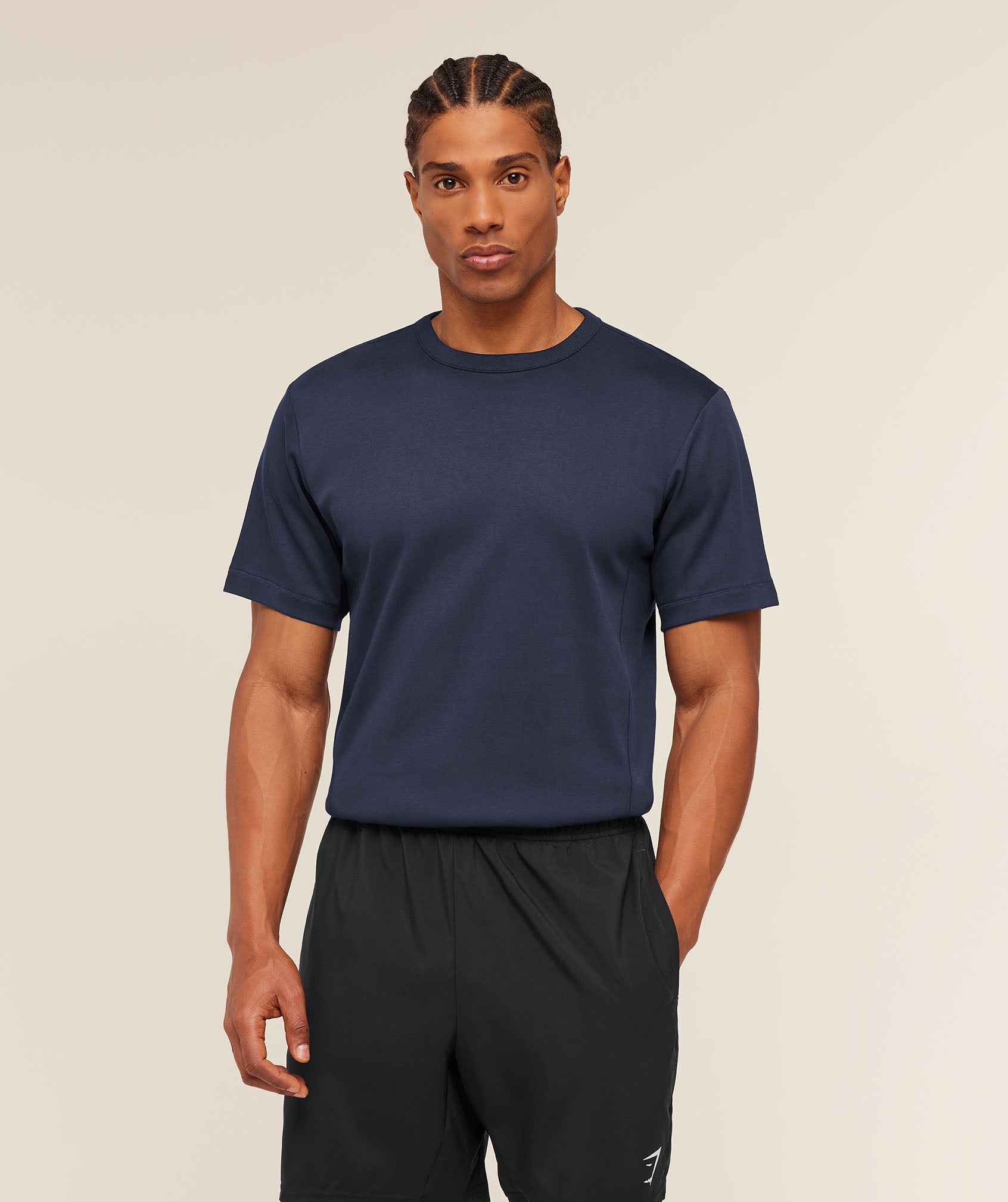 Gymshark Off Duty T-Shirt Heavy Blue