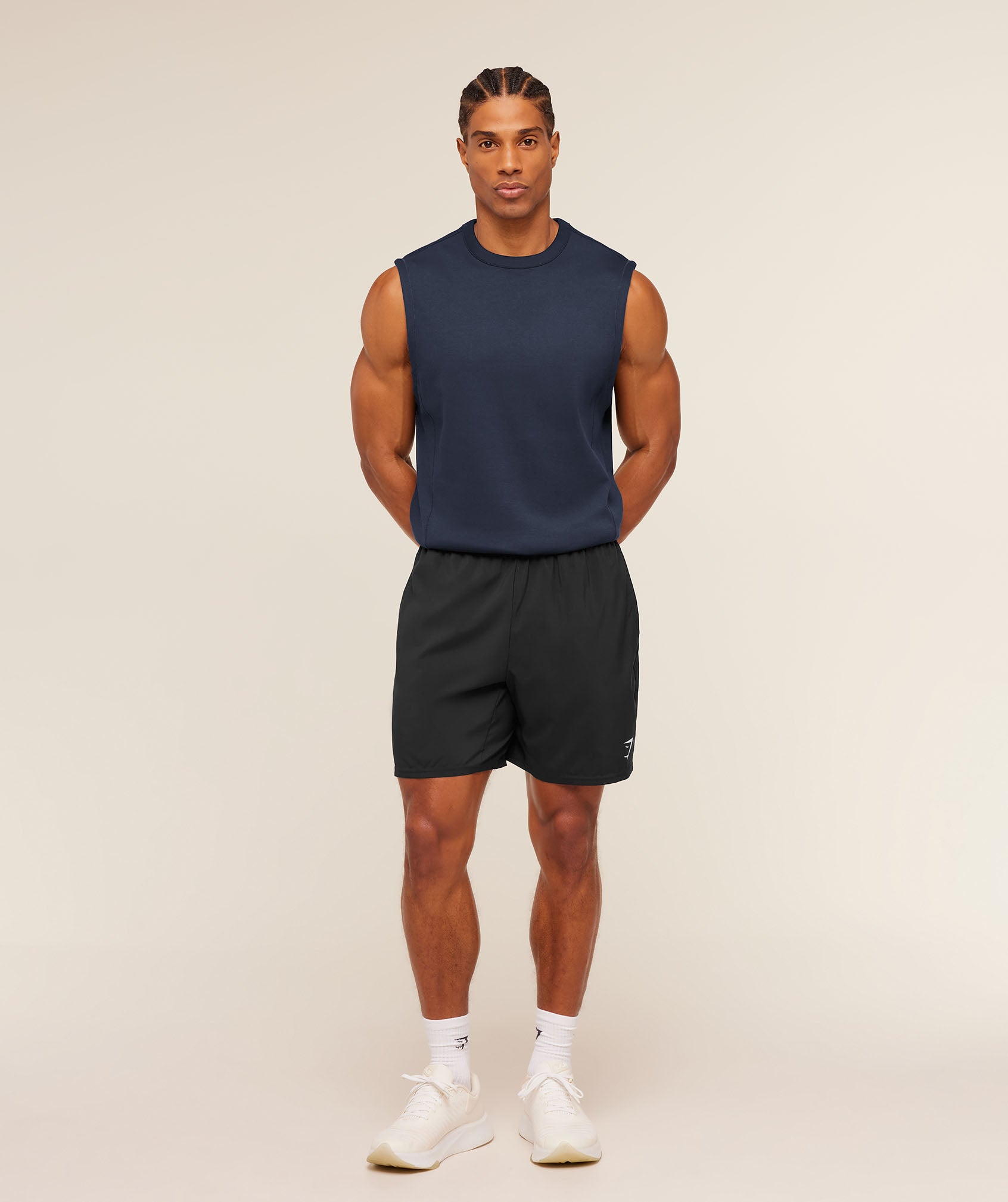 Gymshark Off Duty Tank Heavy Blue