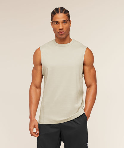 Gymshark Off Duty Tank Pebble Grey