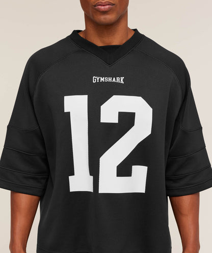 Gymshark American Football Jersey Black