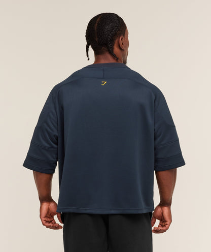 Gymshark American Football Jersey Heavy Blue