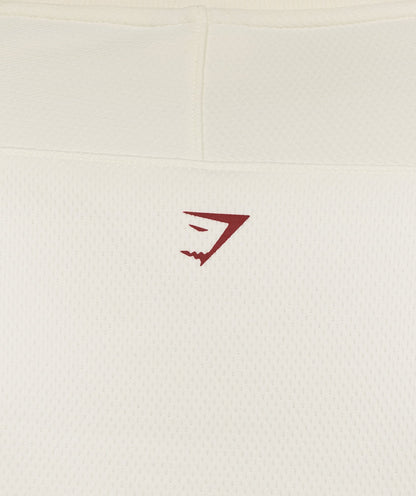 Women's Gymshark American Football Jersey Soft White