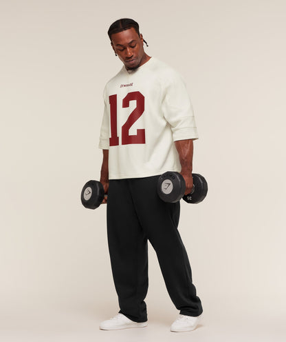 Gymshark American Football Jersey Soft White