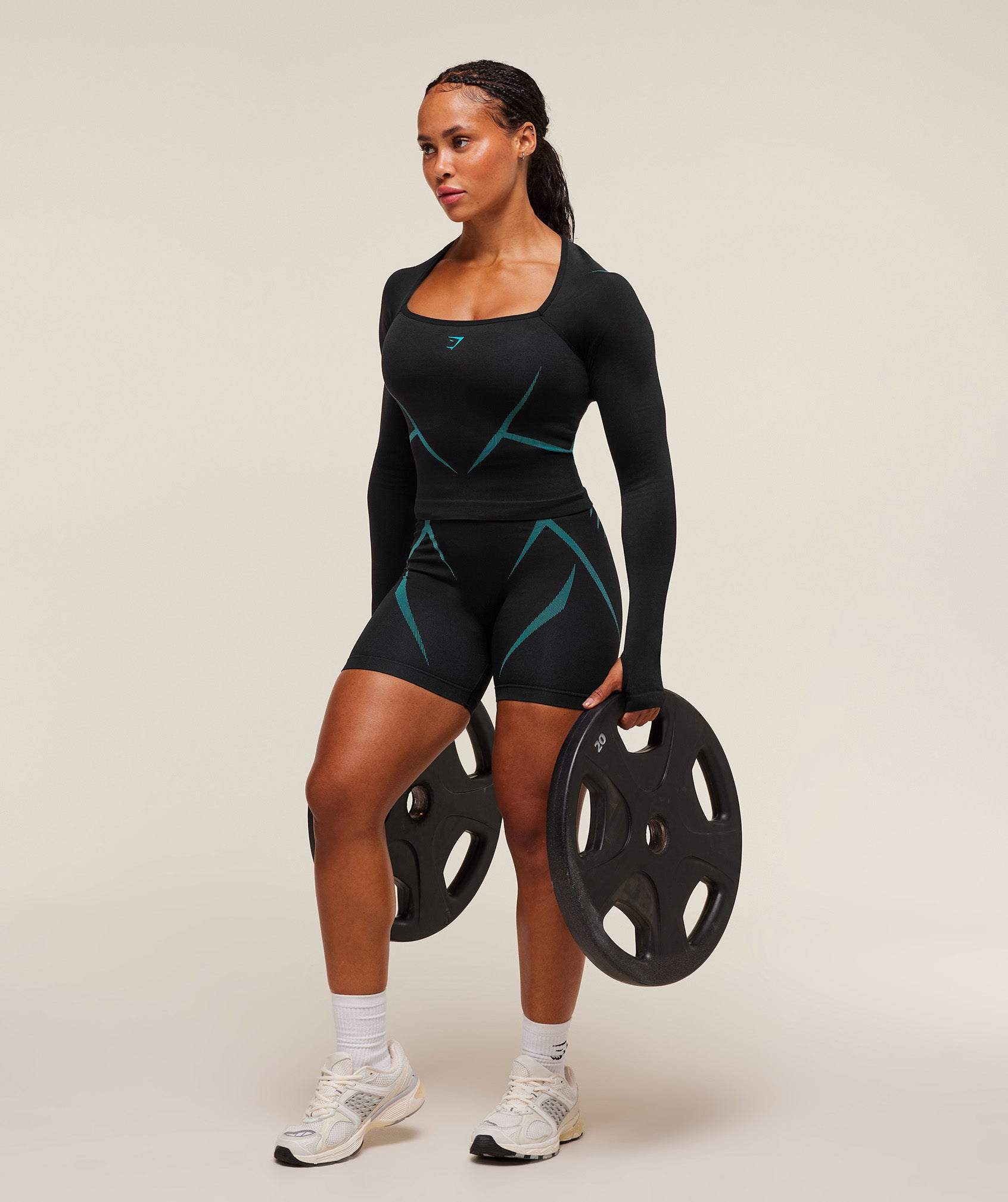 Women's Gymshark Apex Lift Seamless Short Black