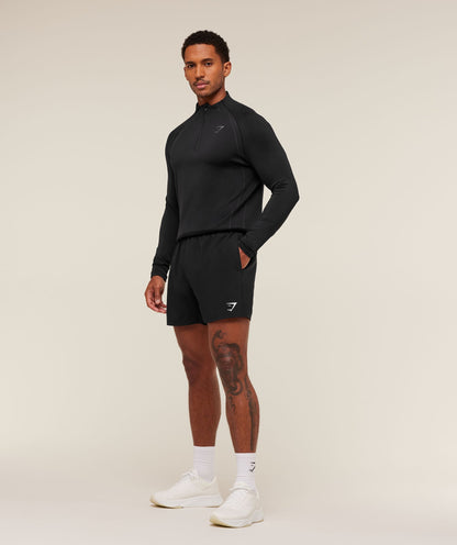 Gymshark Apex Seamless 1/4 Zip Black
