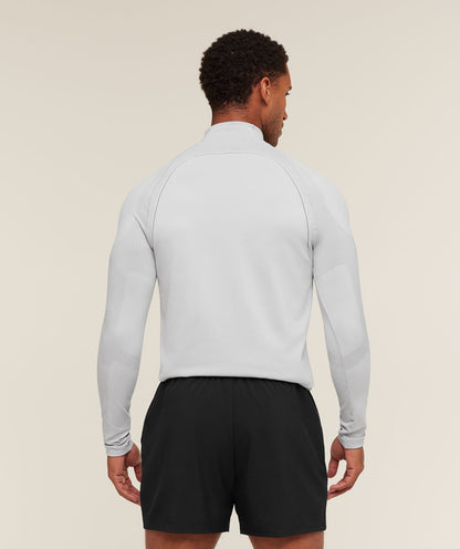 Gymshark Apex Seamless 1/4 Zip Light Grey