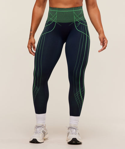 Women's Gymshark Apex Seamless Leggings Heavy Blue