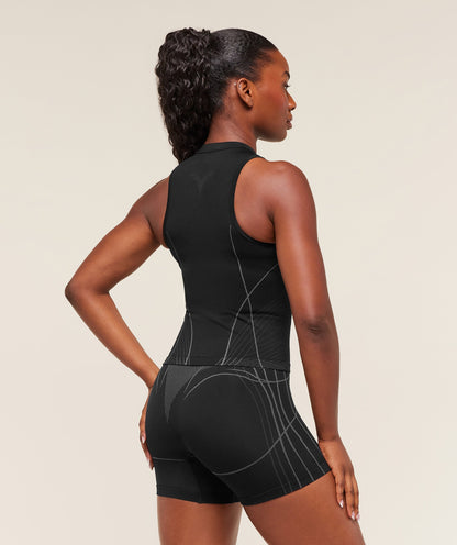 Women's Gymshark Apex Seamless Tank Black