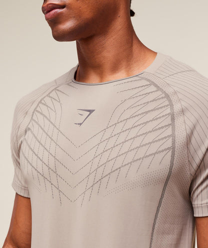 Gymshark Apex Seamless T-Shirt Mushroom Grey