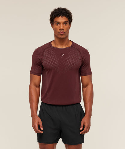Gymshark Apex Seamless T-Shirt Rich Maroon