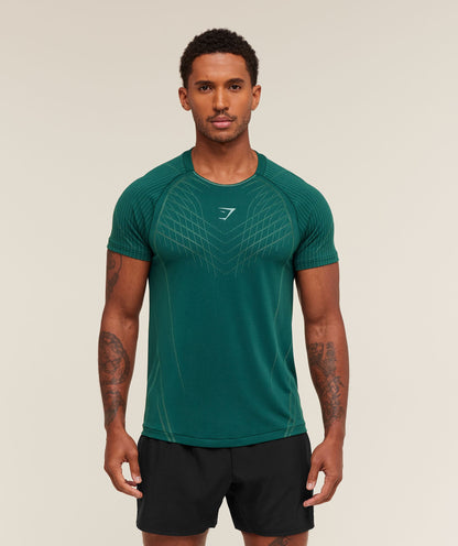 Gymshark Apex Seamless T-Shirt Weighted Teal
