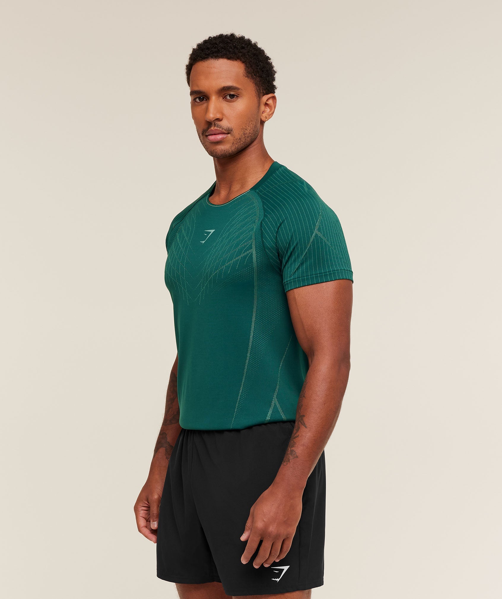 Gymshark Apex Seamless T-Shirt Weighted Teal