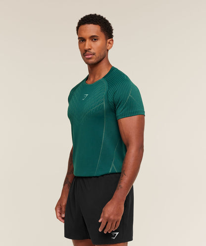 Gymshark Apex Seamless T-Shirt Weighted Teal
