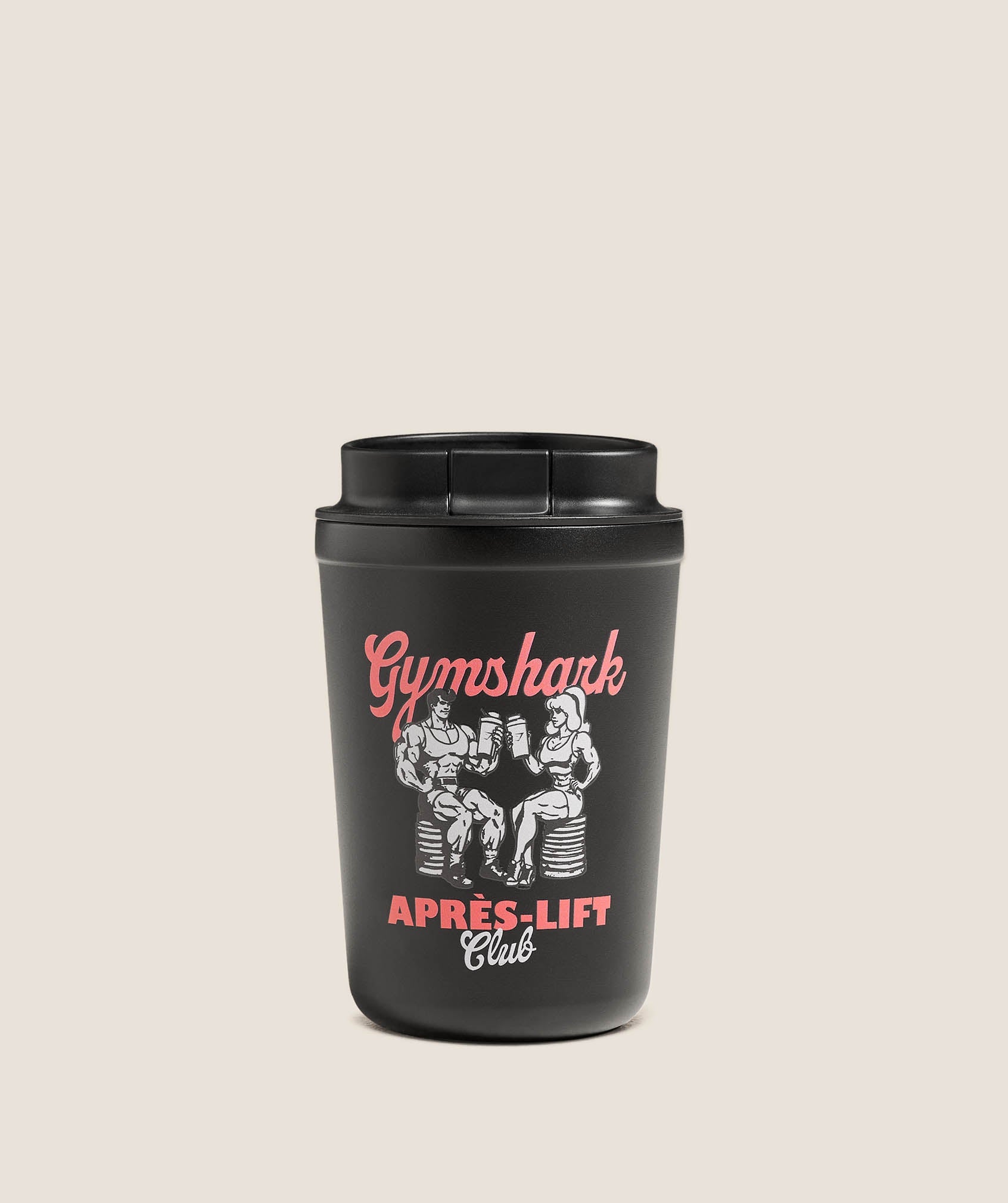 Women's Gymshark Apres Lift Graphic Coffee Cup Black
