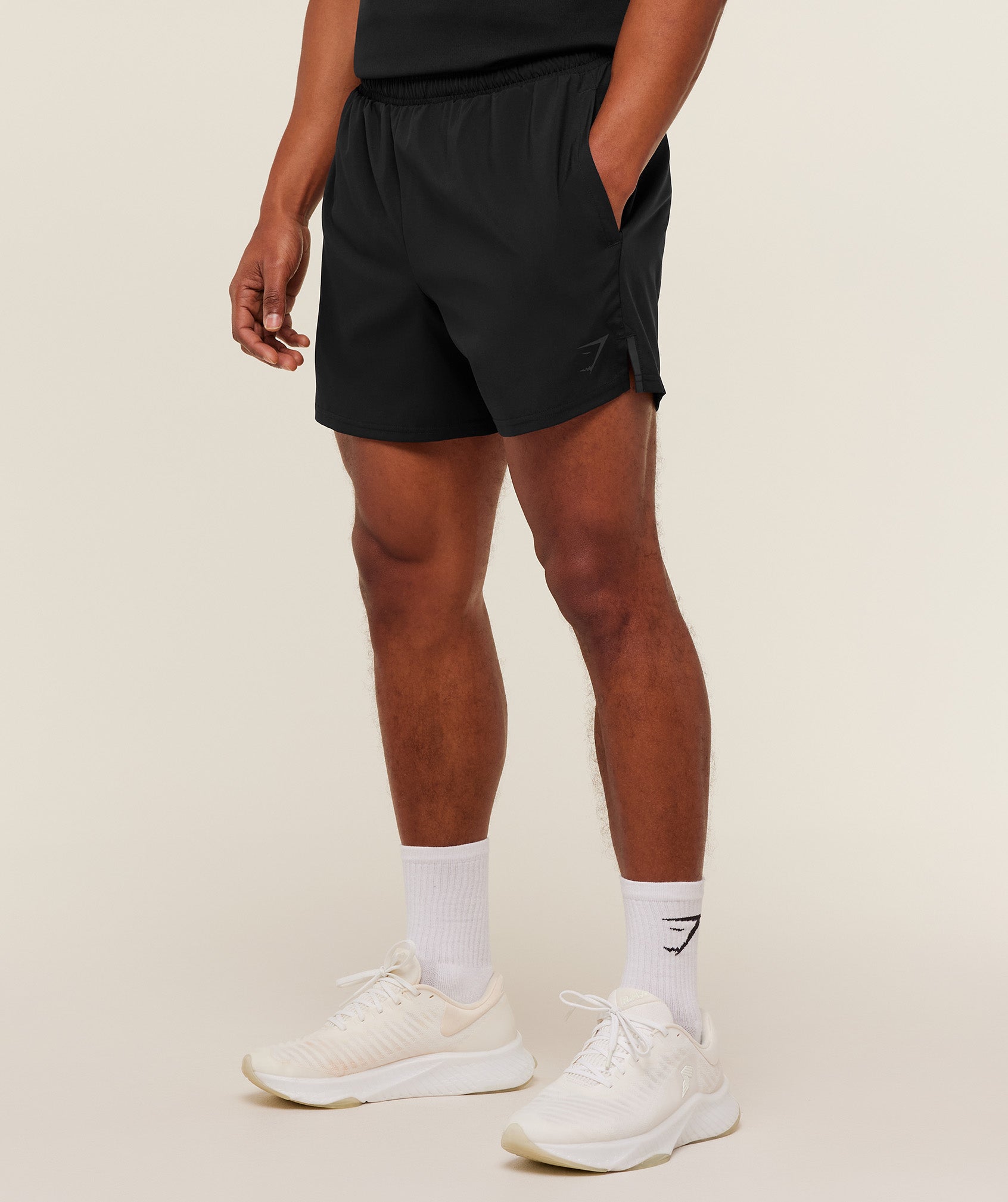 Gymshark Arrival Contrast Shorts Black