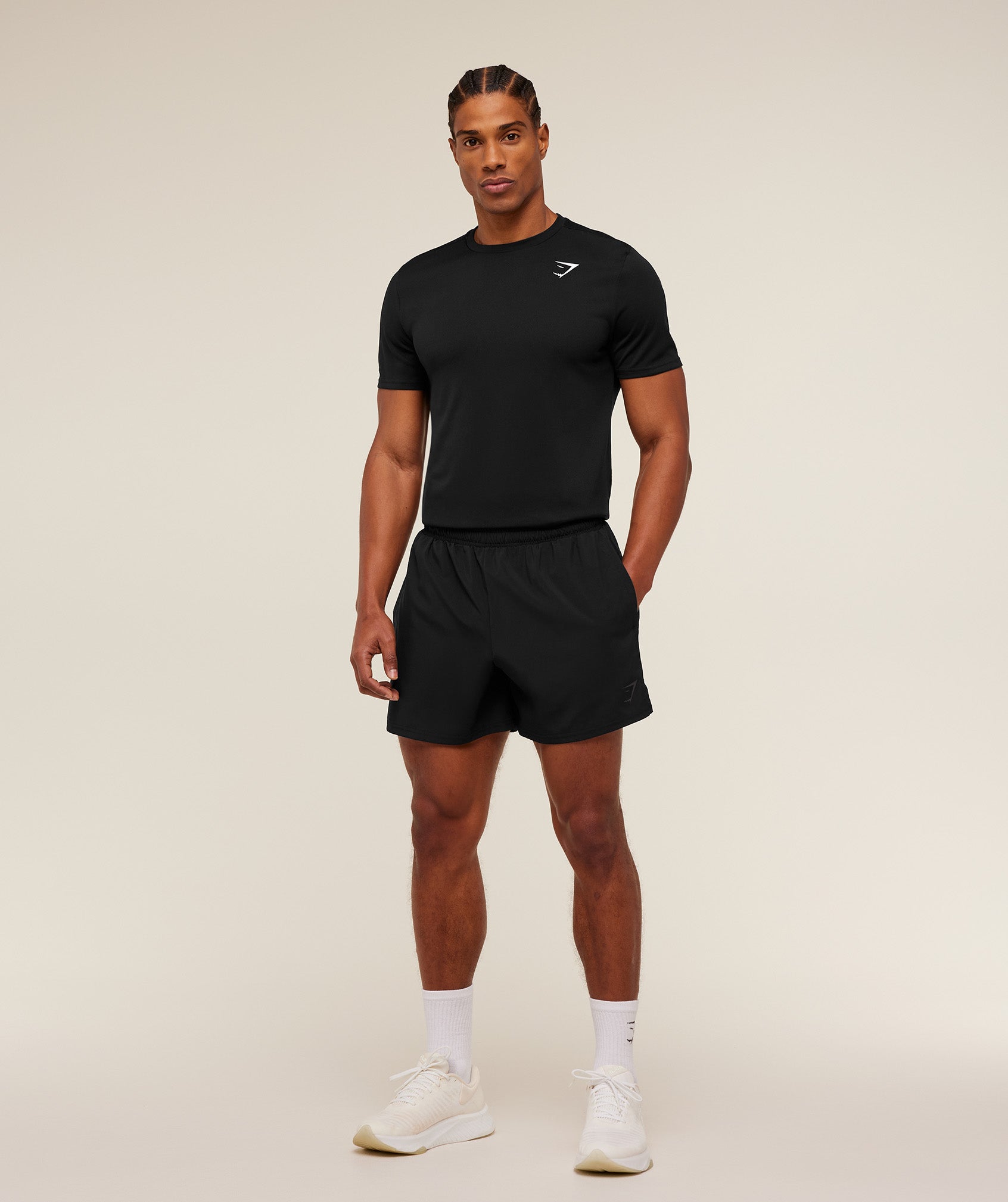 Gymshark Arrival Contrast Shorts Black