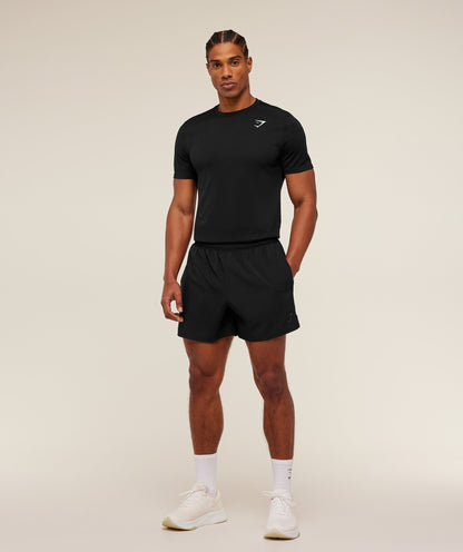 Gymshark Arrival Contrast Shorts Black