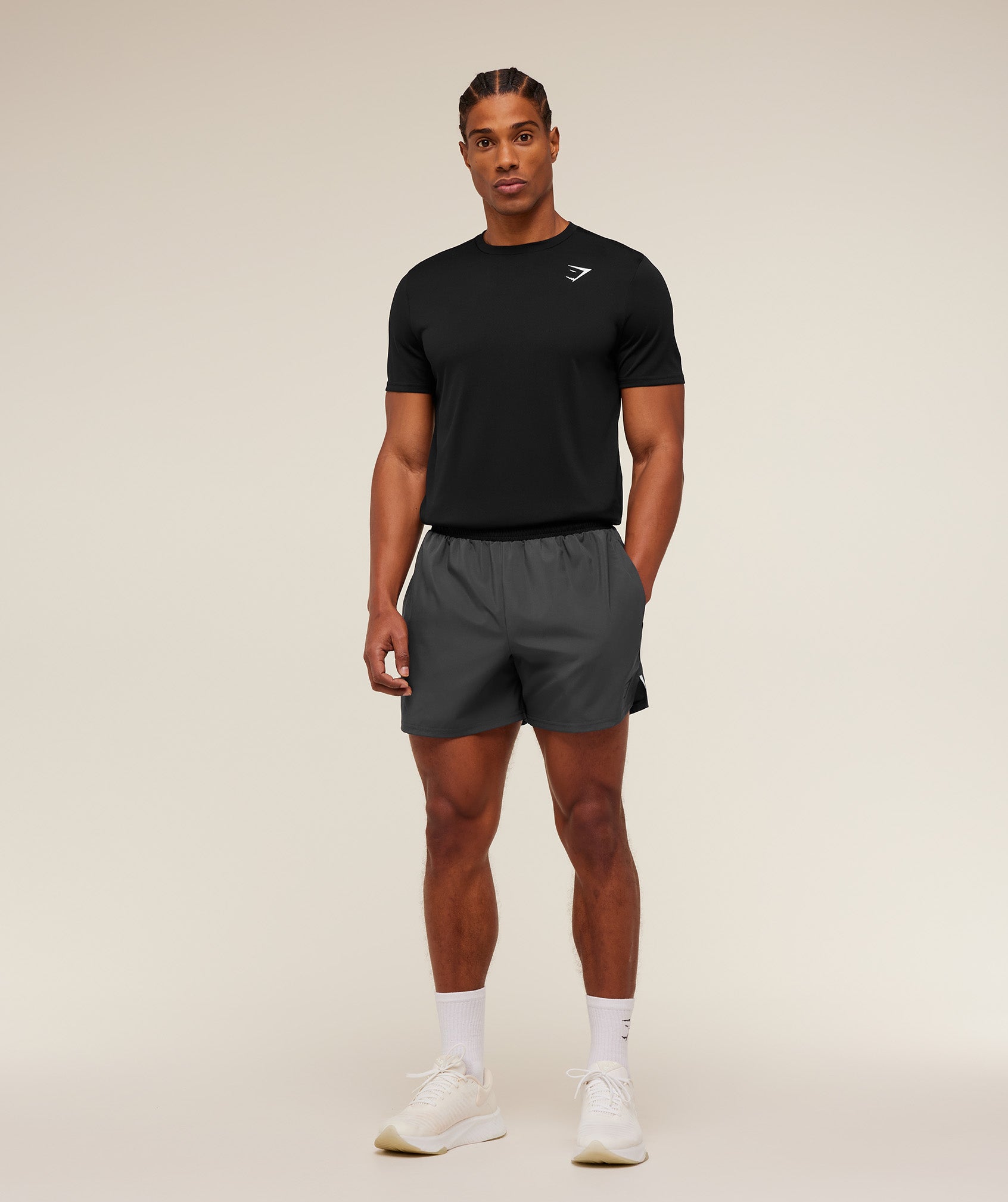 Gymshark Arrival Contrast Shorts Grey