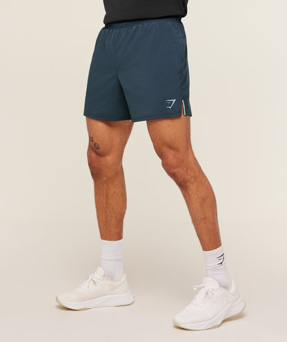 Gymshark Arrival Contrast Shorts Stealth Blue
