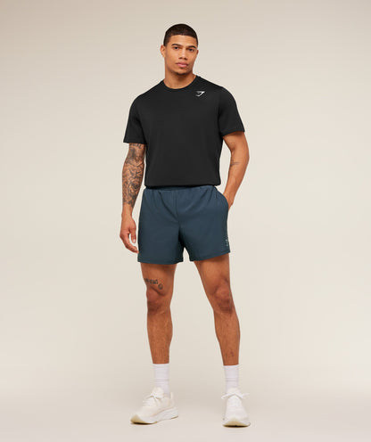 Gymshark Arrival Contrast Shorts Stealth Blue