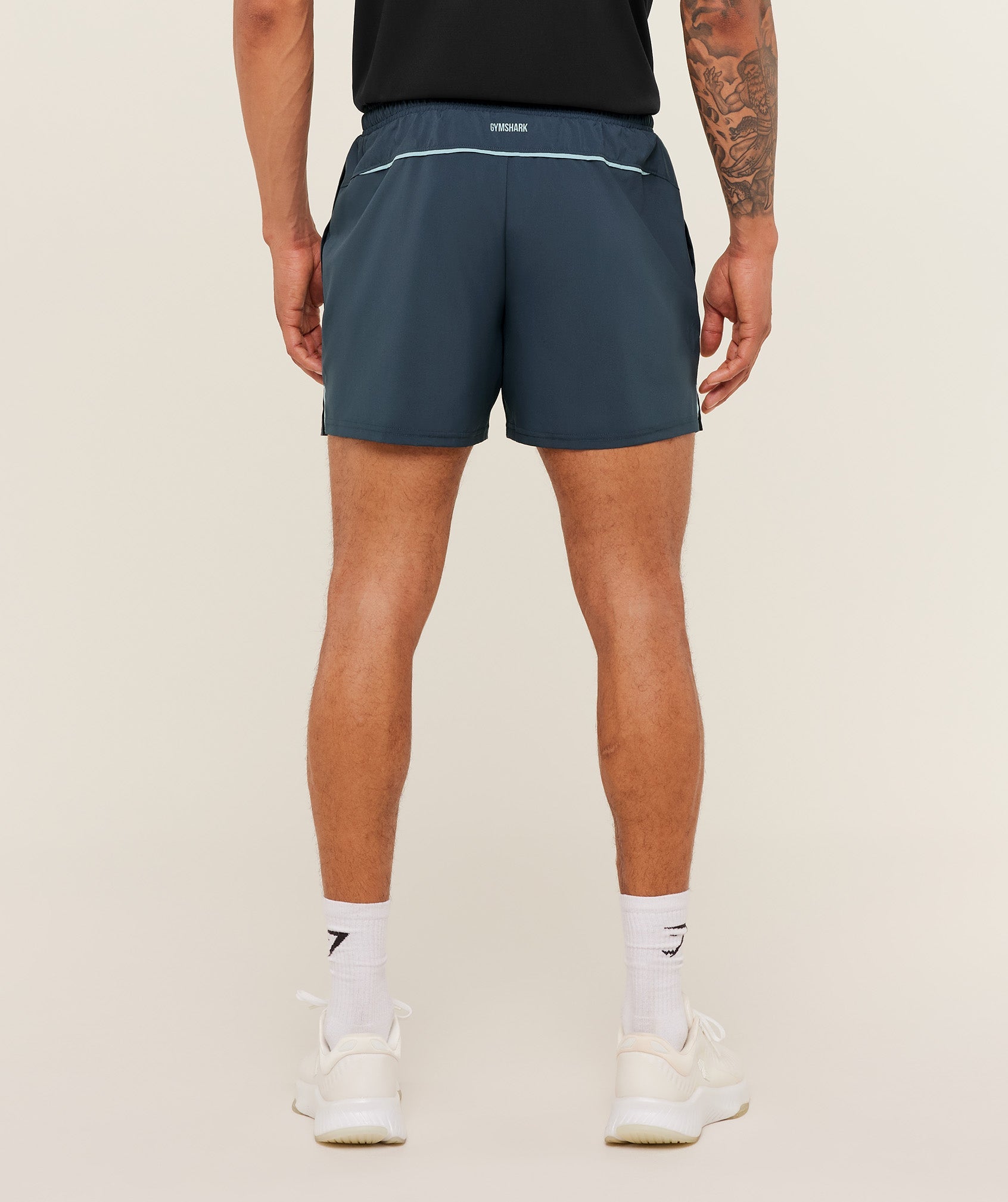 Gymshark Arrival Contrast Shorts Stealth Blue