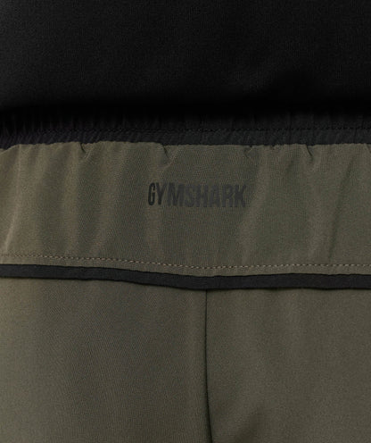 Gymshark Arrival Contrast Shorts Strength Green