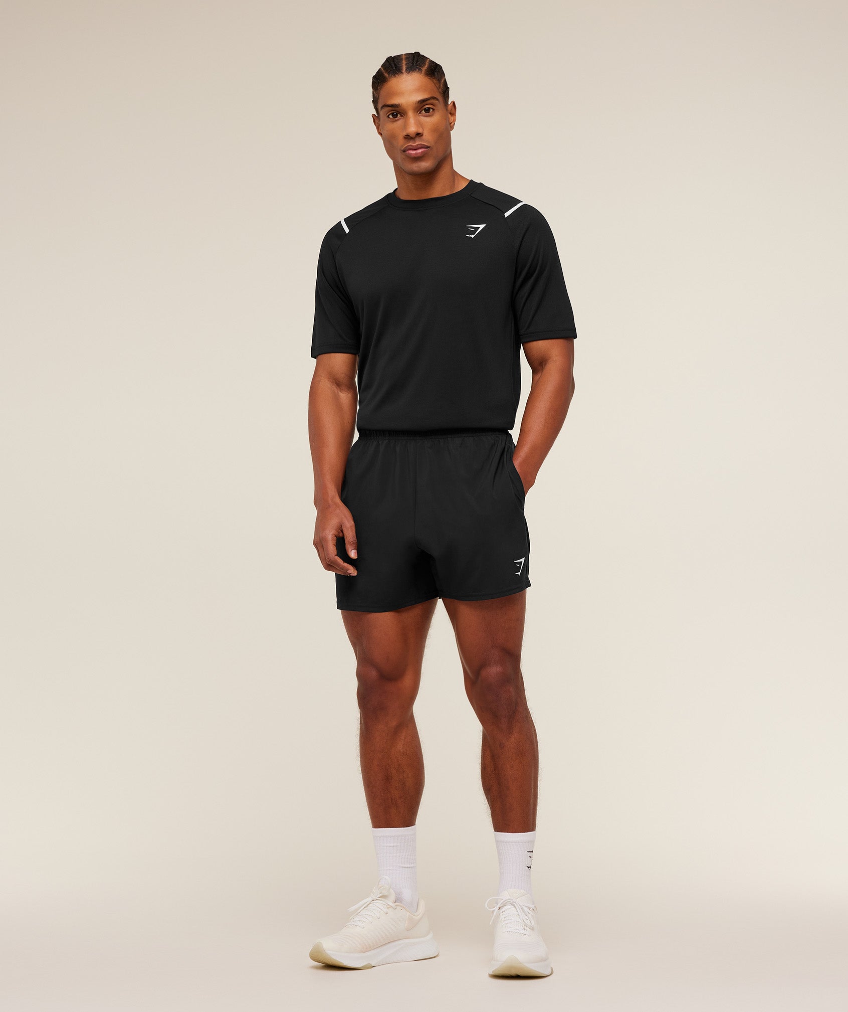 Gymshark Arrival Contrast T-Shirt Black