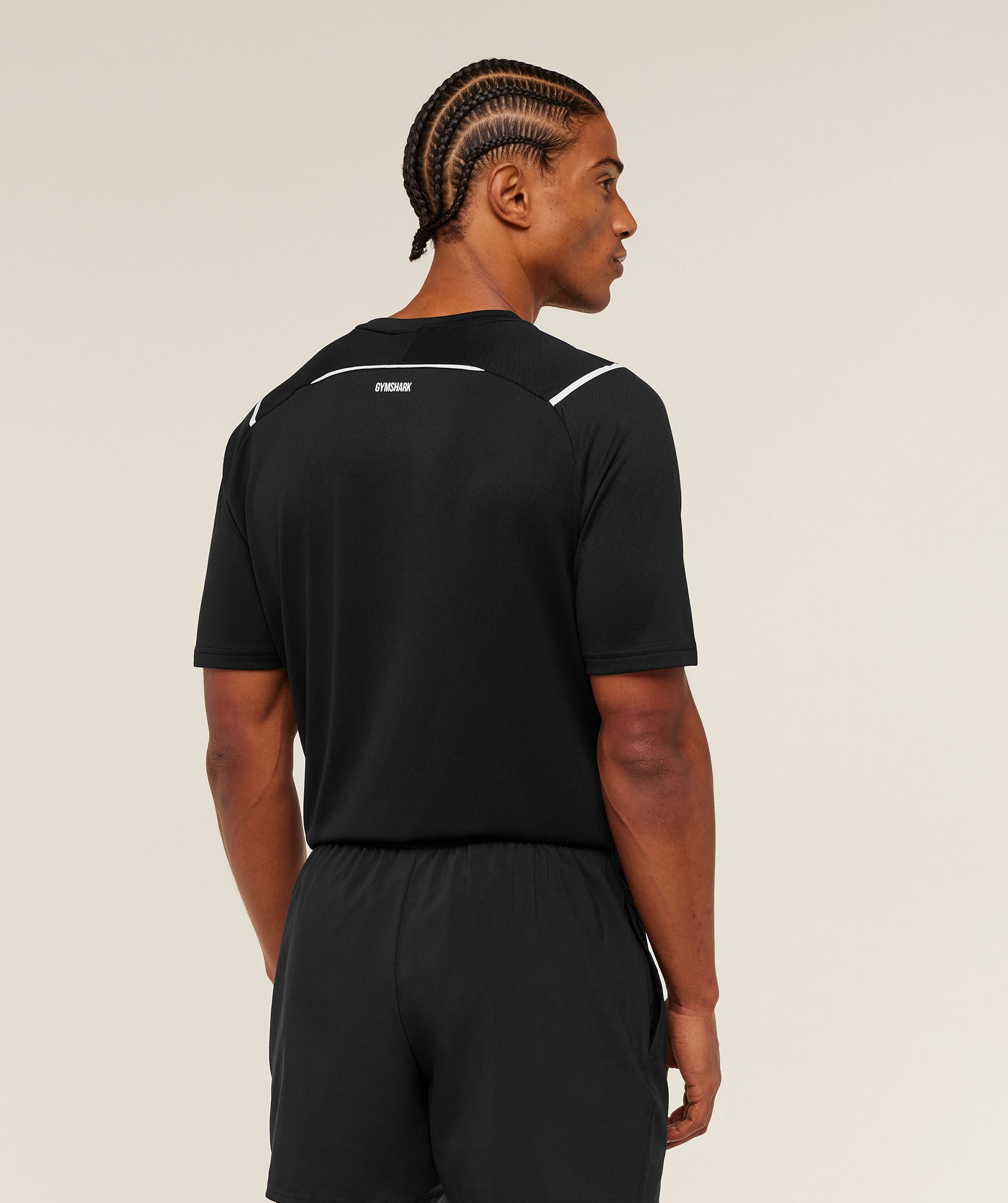 Gymshark Arrival Contrast T-Shirt Black