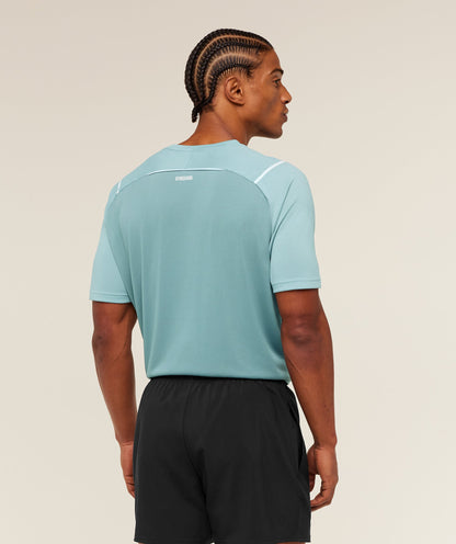 Gymshark Arrival Contrast T-Shirt Flow Blue