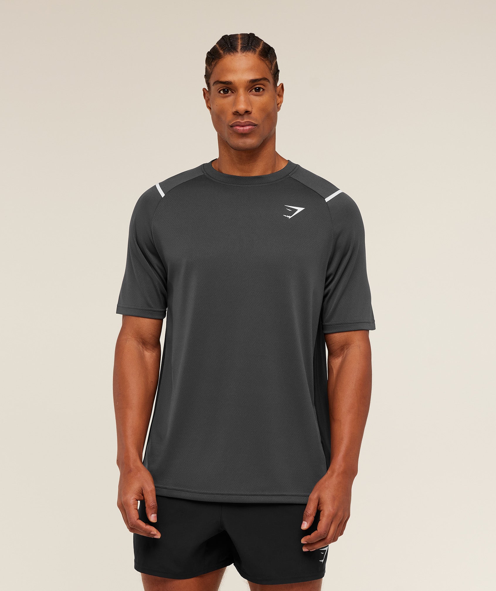 Gymshark Arrival Contrast T-Shirt Grey