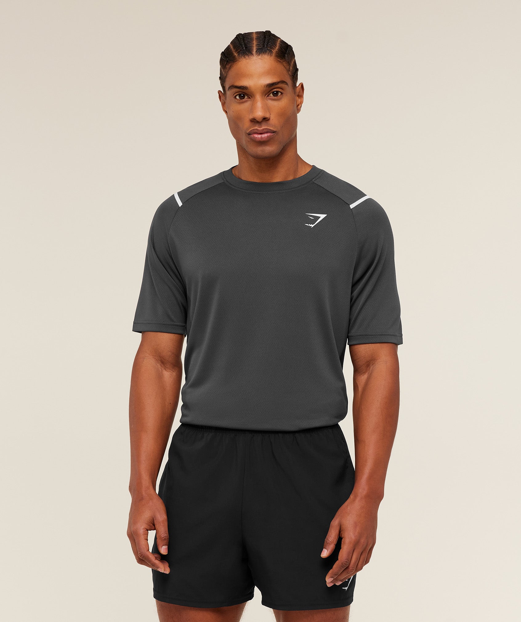 Gymshark Arrival Contrast T-Shirt Grey