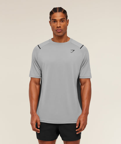 Gymshark Arrival Contrast T-Shirt Smokey Grey