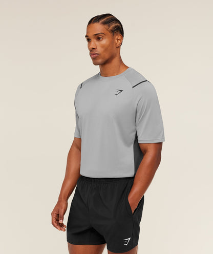 Gymshark Arrival Contrast T-Shirt Smokey Grey
