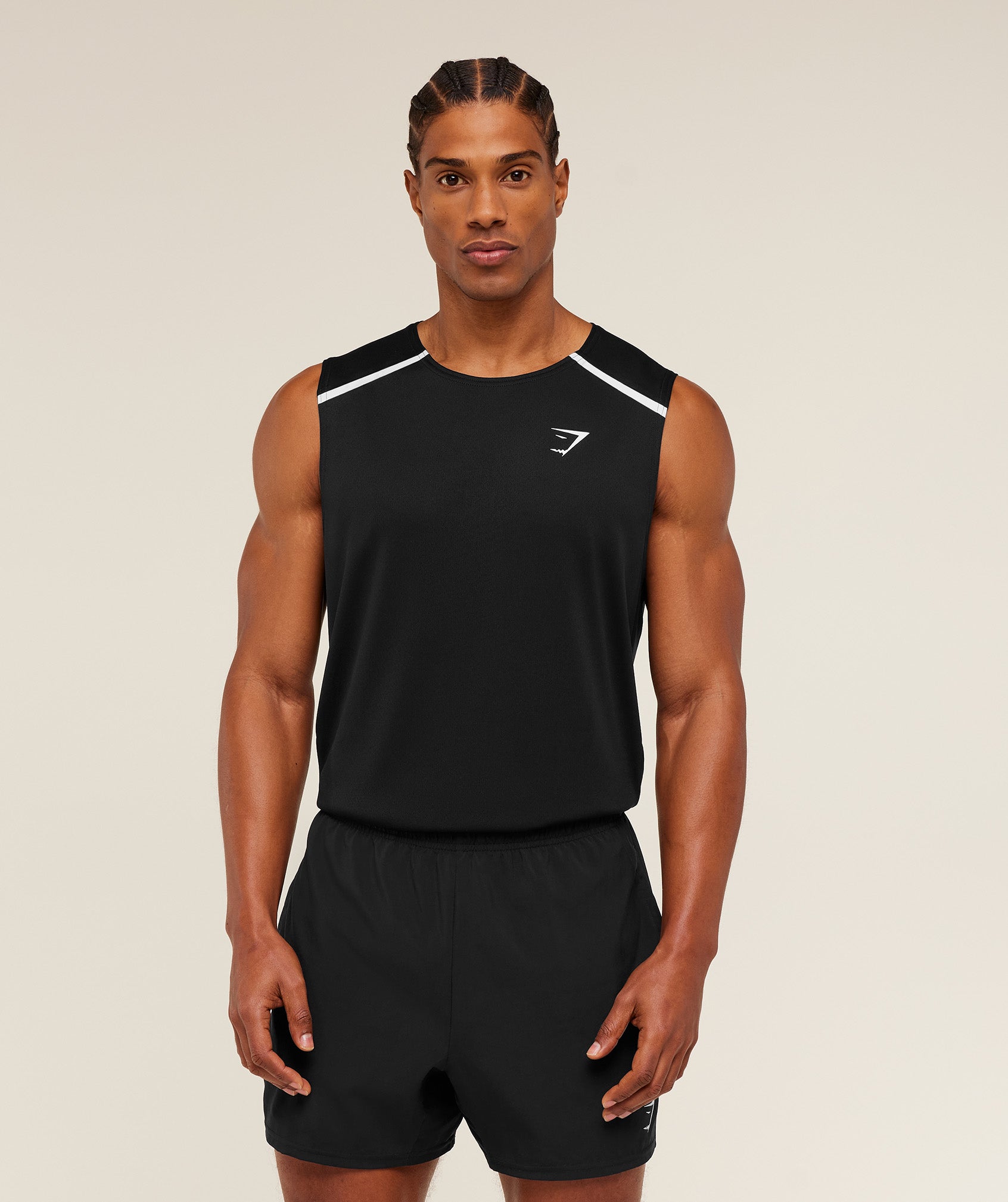 Gymshark Arrival Contrast Tank Black