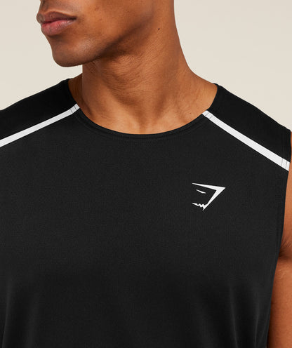 Gymshark Arrival Contrast Tank Black
