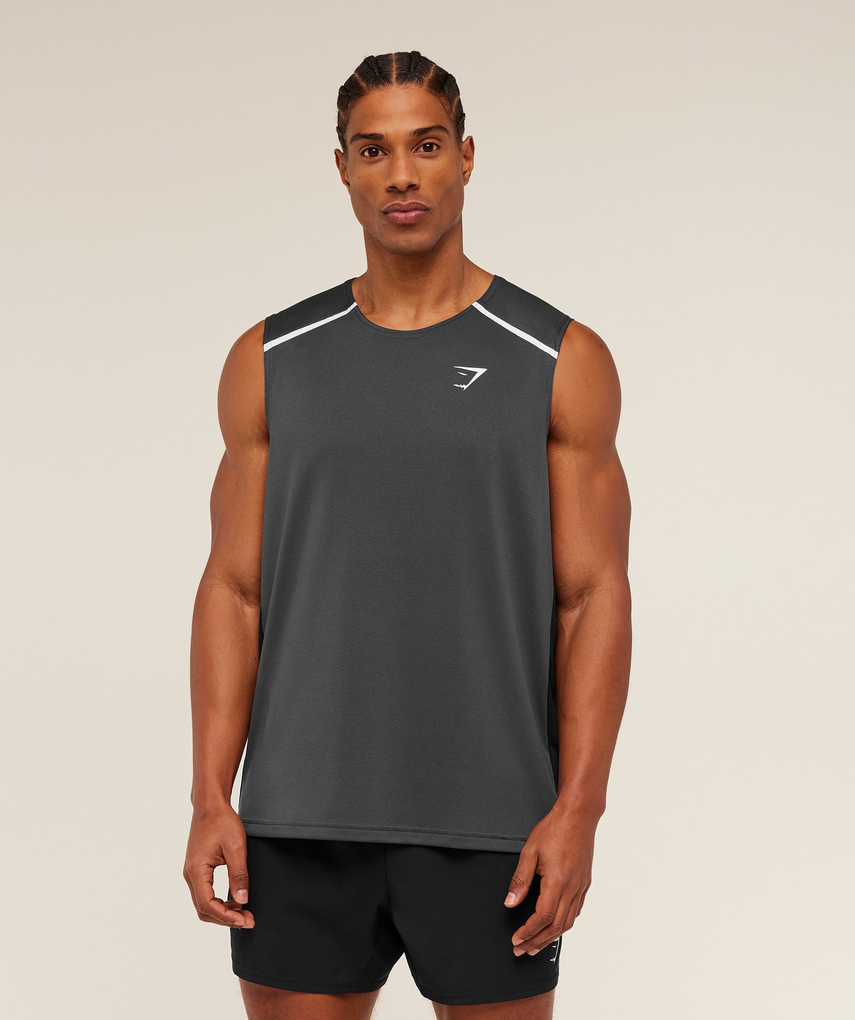 Gymshark Arrival Contrast Tank Grey