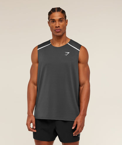 Gymshark Arrival Contrast Tank Grey