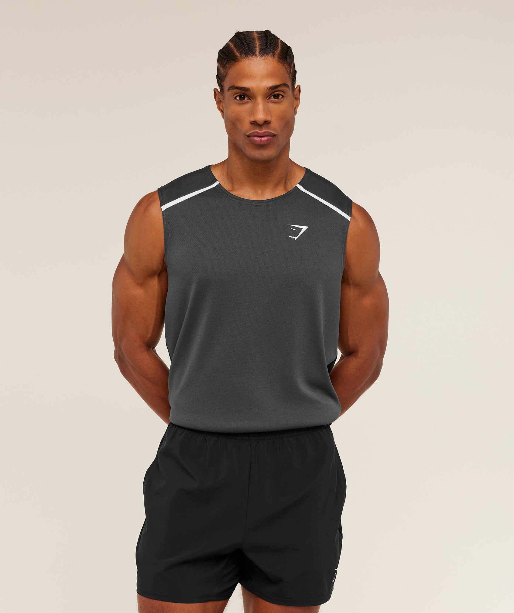 Gymshark Arrival Contrast Tank Grey