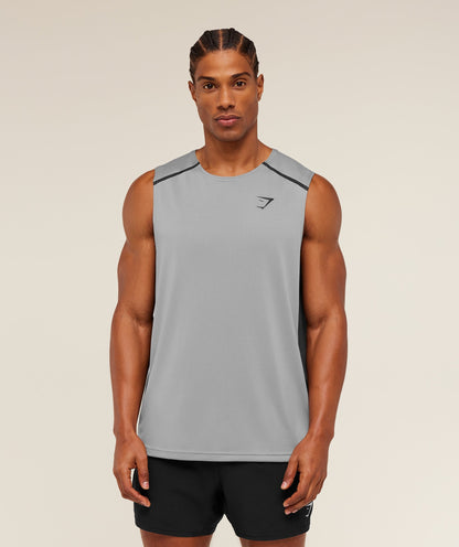 Gymshark Arrival Contrast Tank Smokey Grey