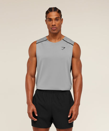 Gymshark Arrival Contrast Tank Smokey Grey
