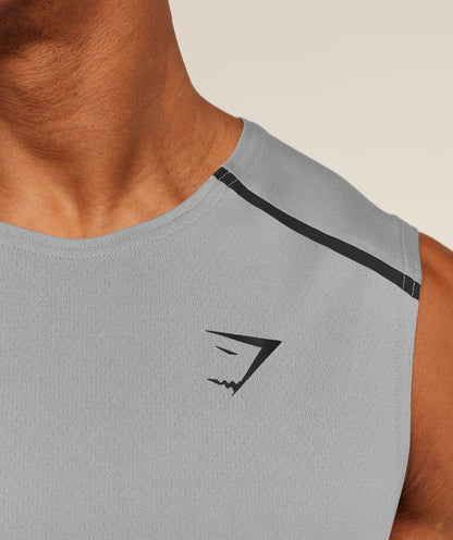 Gymshark Arrival Contrast Tank Smokey Grey