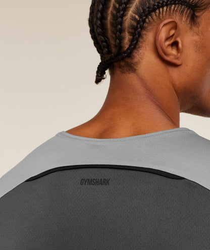 Gymshark Arrival Contrast Tank Smokey Grey