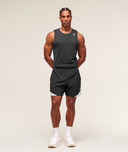 Gymshark Arrival Block 6" Shorts Black