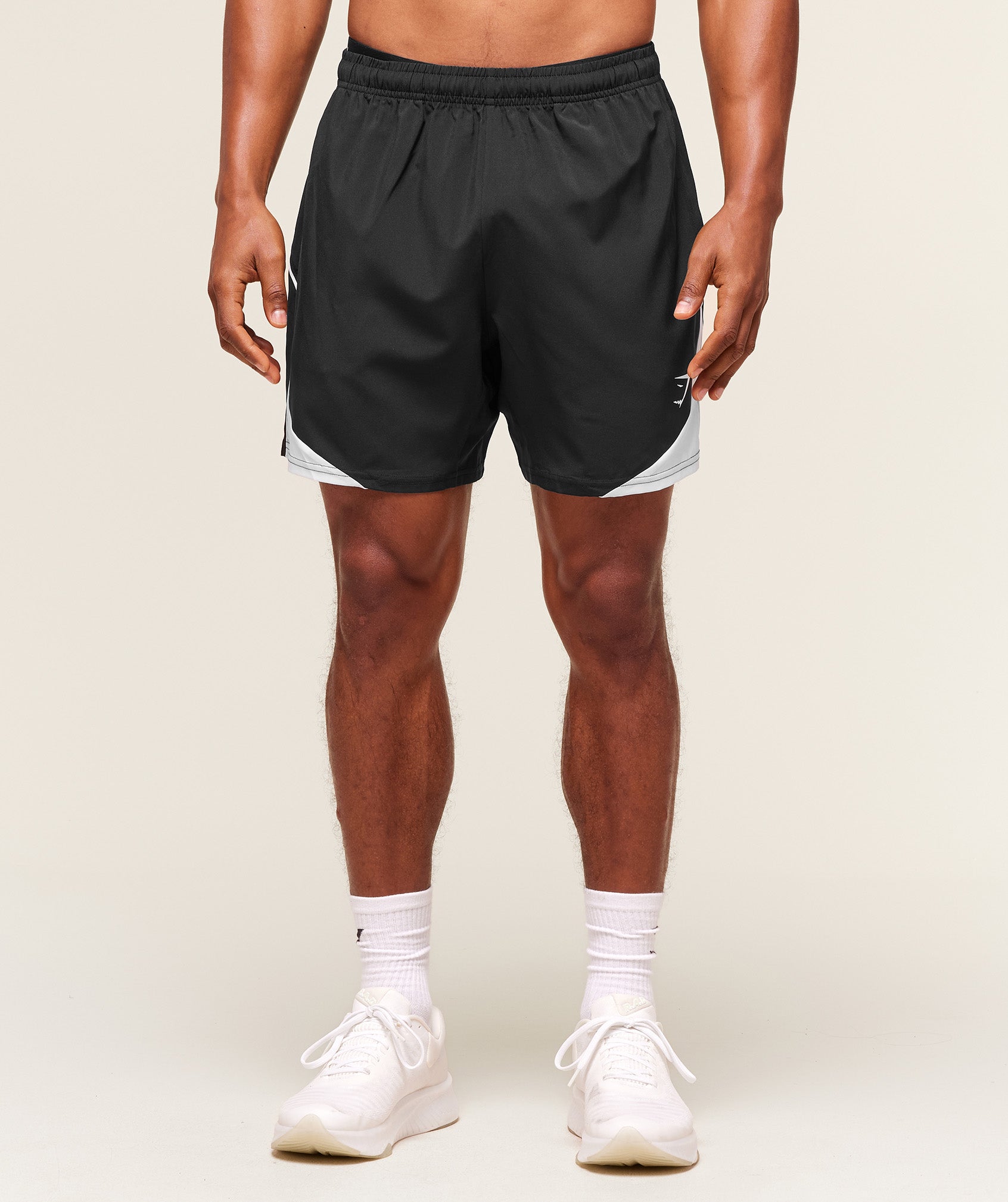 Gymshark Arrival Block 6" Shorts Black