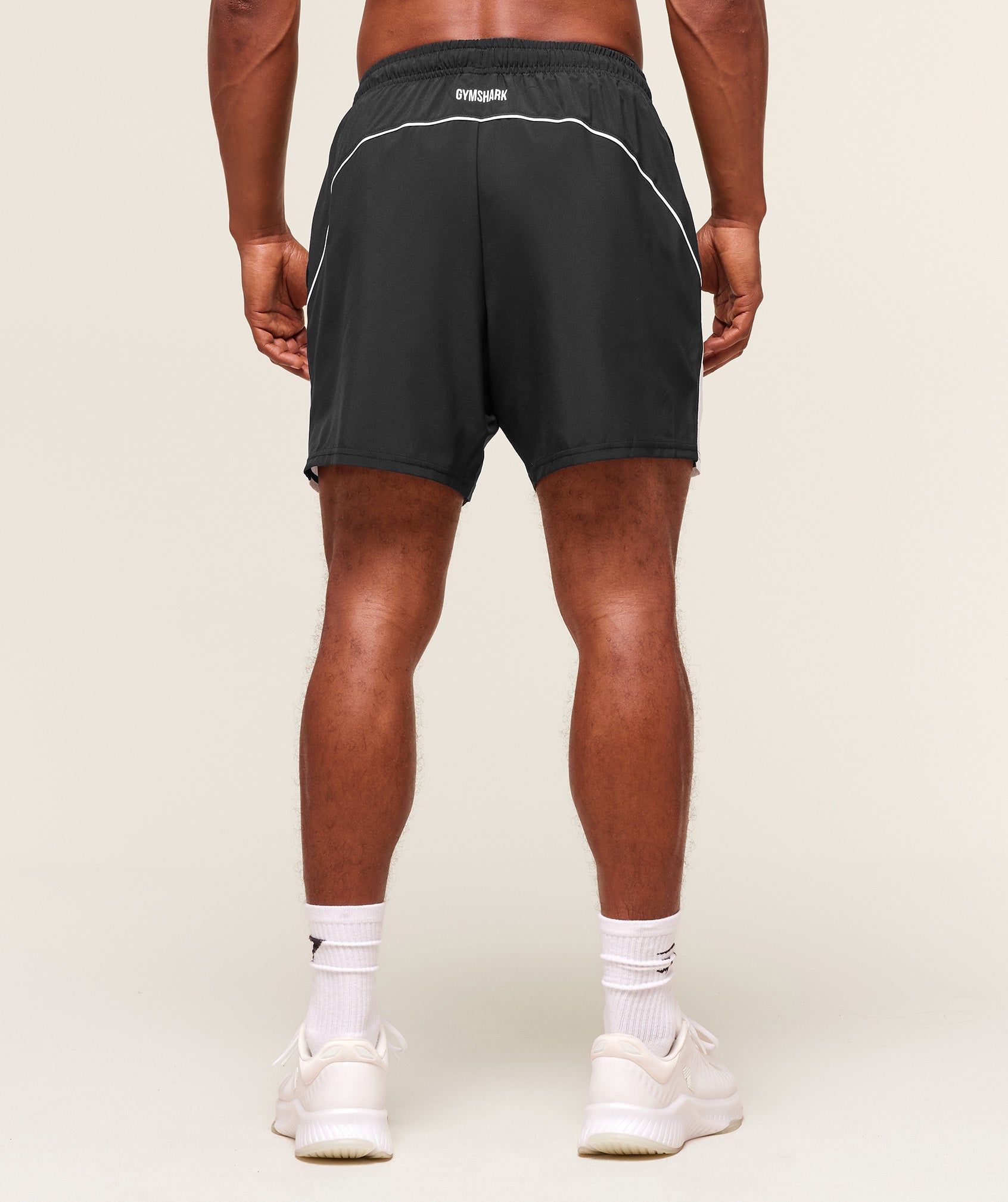 Gymshark Arrival Block 6" Shorts Black